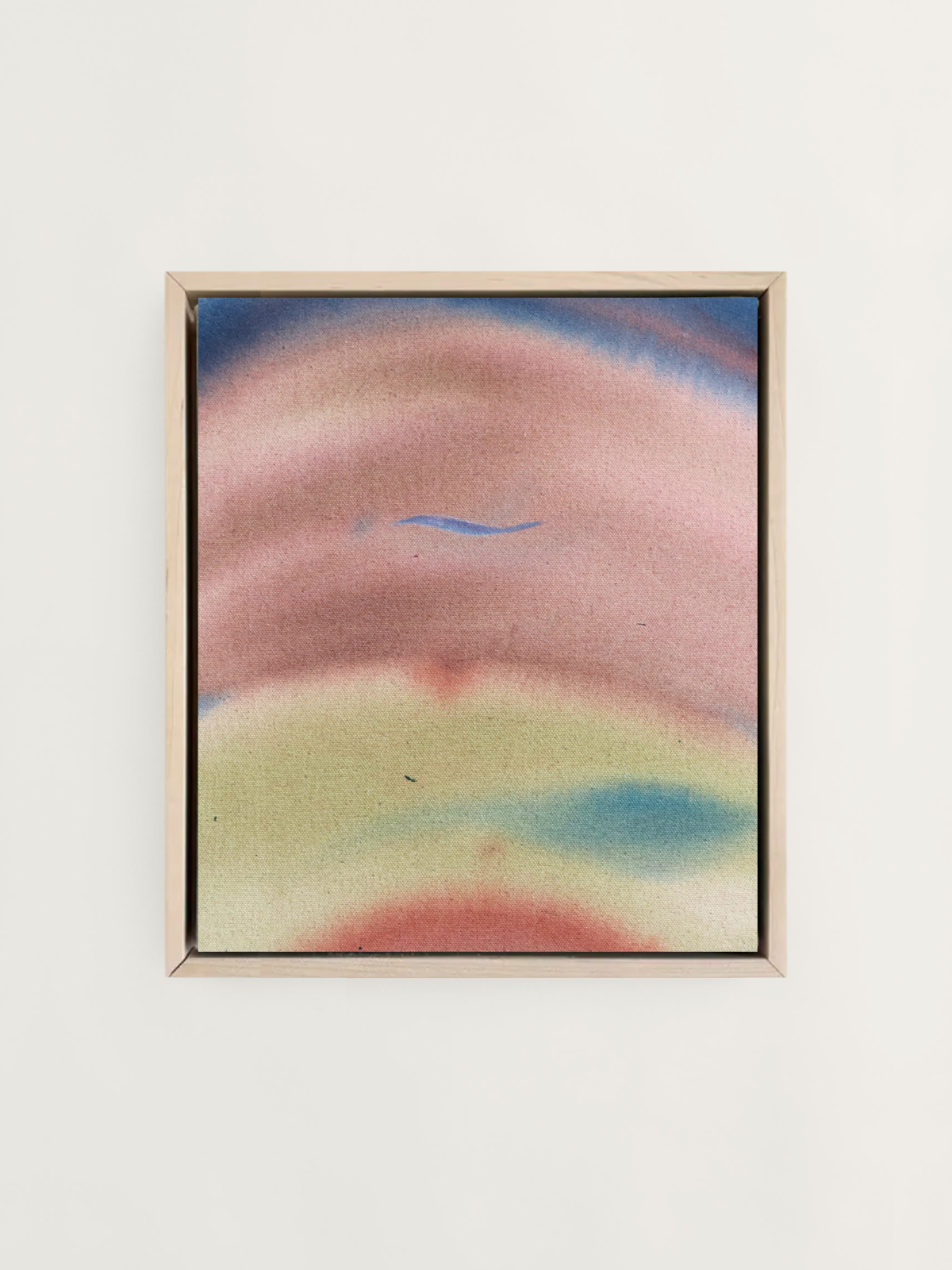 A Feather Falls To The Earth During Sunset | 10" x 11"